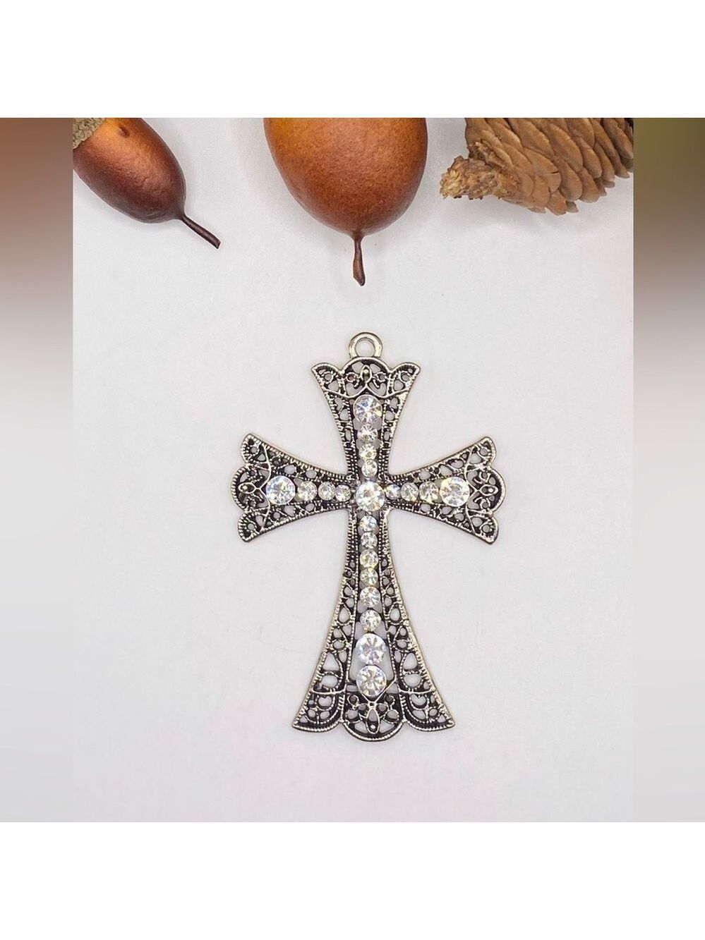 Sparkling Cross Pendant. Please SEE VIDEO!